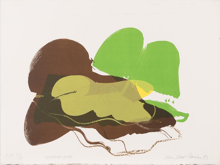 Ulla Rantanen, lithograph, signed and dated -93, numbered E.A. 2/6.