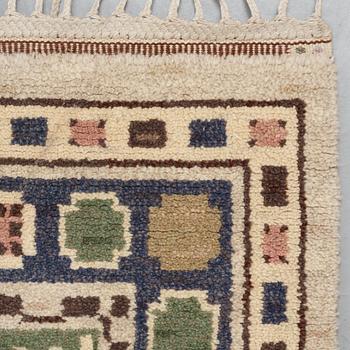 Märta Måås-Fjetterström, A carpet, "Hästhagen", knotted pile, ca 329,5-331,5 x 222,5-224 cm, signed AB MMF.