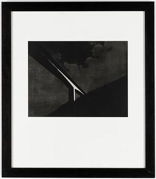 Lennart Olson · LENNART OLSON, kombinationsgummitryck, "Angeredsbron II, Göteborg"
