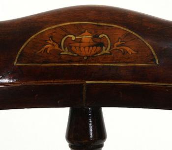 PUDERSTOLAR, 2+1, England, 1800/1900-tal.