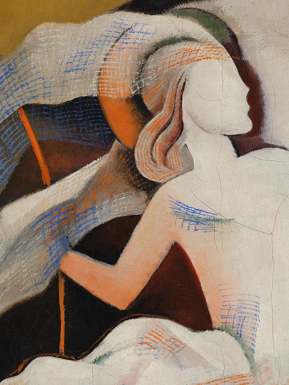 Béla Kádár, Ballerina on a white horse.
