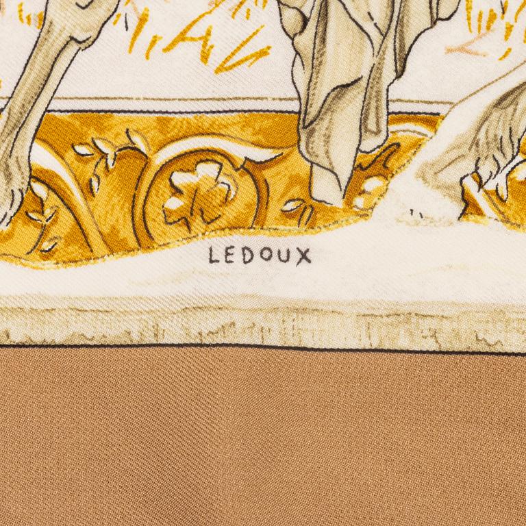 Hermès, a 'L'Hiver' silk scarf.