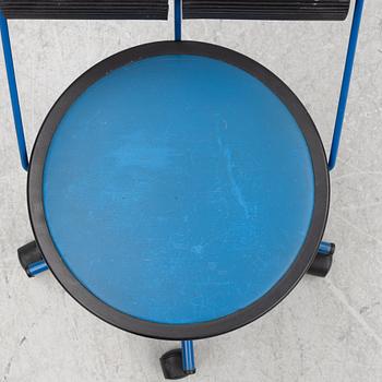 Desk chair, Bieffeplast, Italy, 1980s.