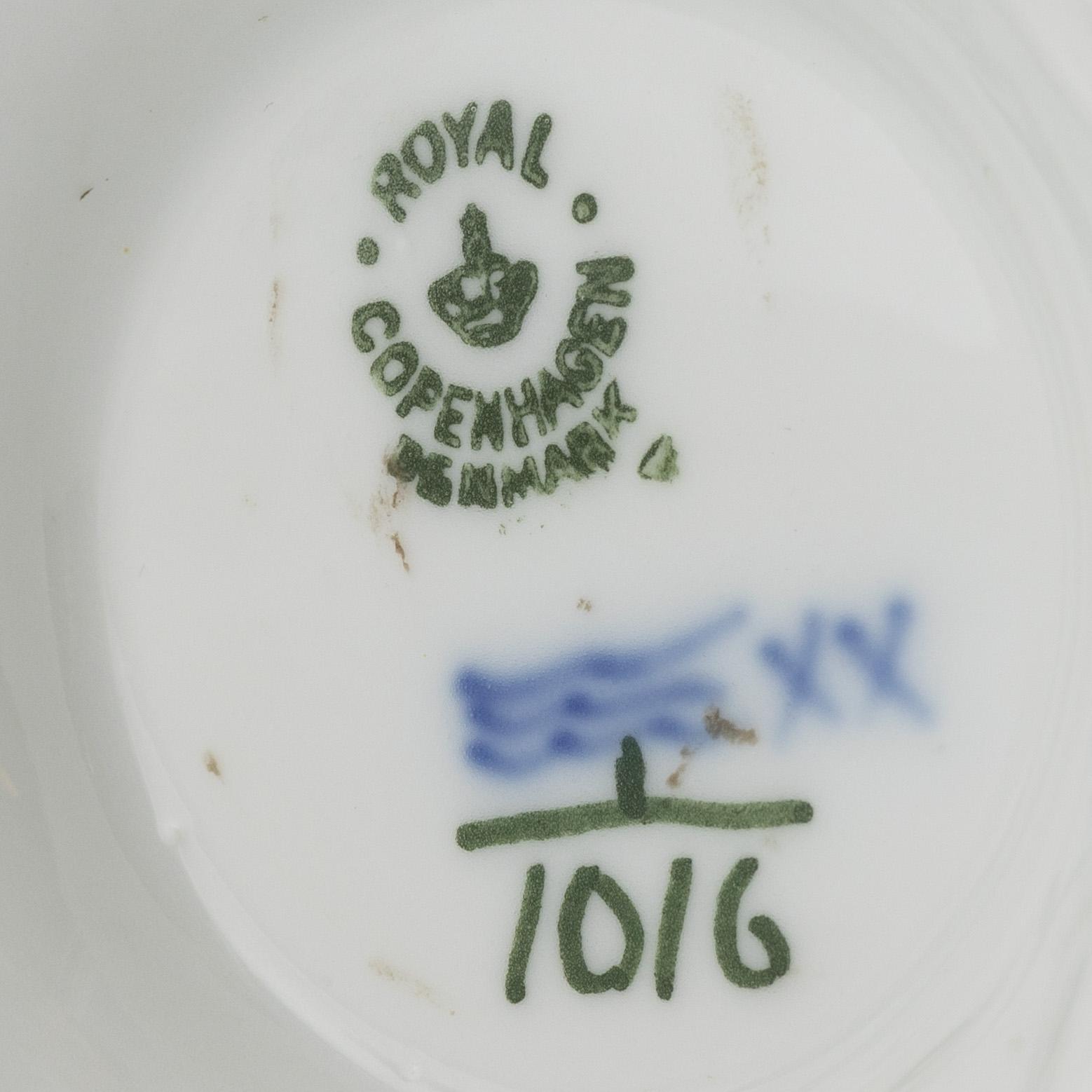 Royal Copenhagen, a 'Musselmalet' porcelain dinner service, Royal Copenhagen, Denmark.