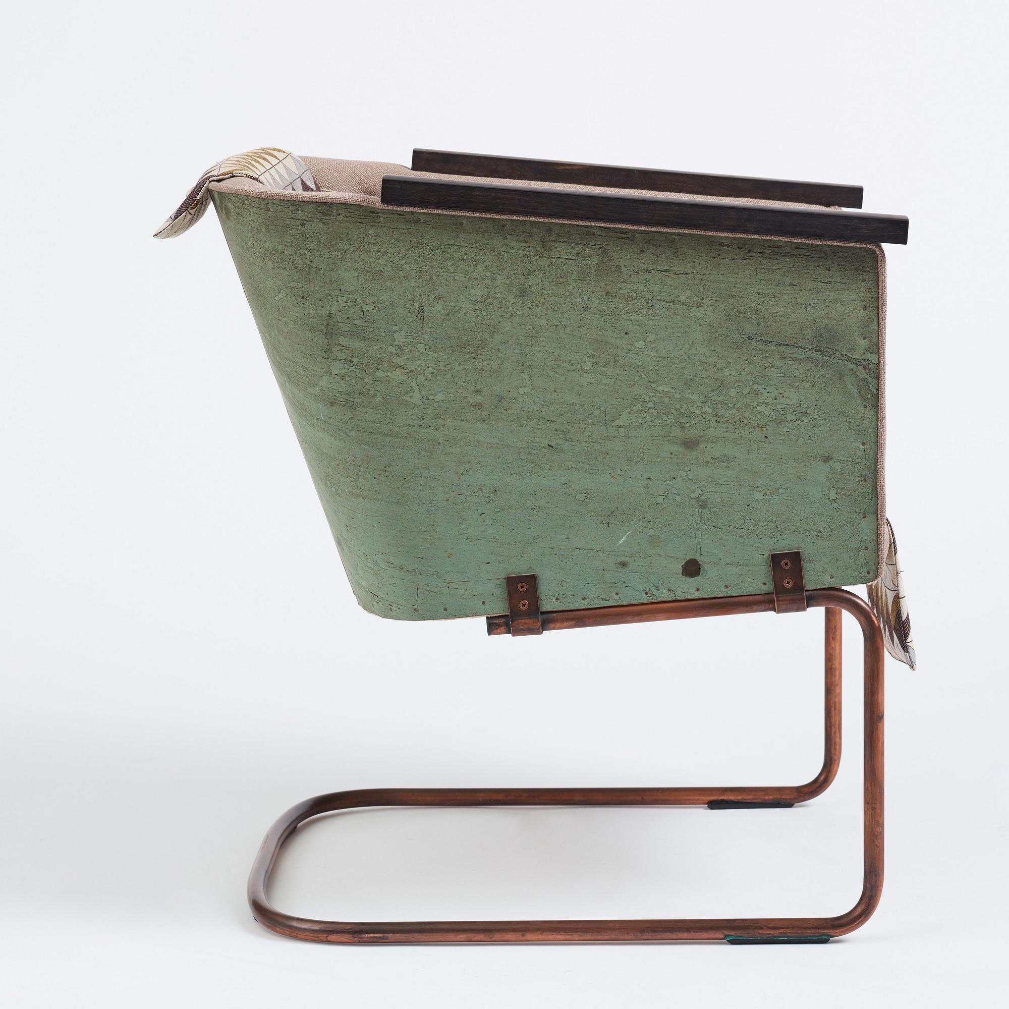 Mats Theselius, an 'Hommage à Sigurd Lewerentz' armchair, ed. 67/123. Källemo, Sweden, post 2012.