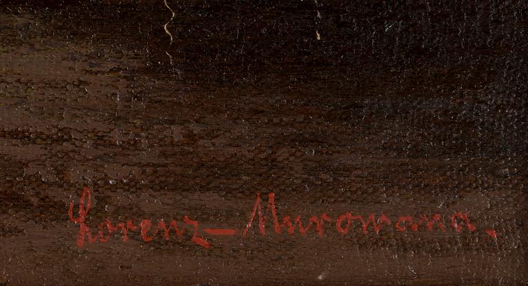 ERNST LORENZ- MUROWANA, Olja på duk, signerad.