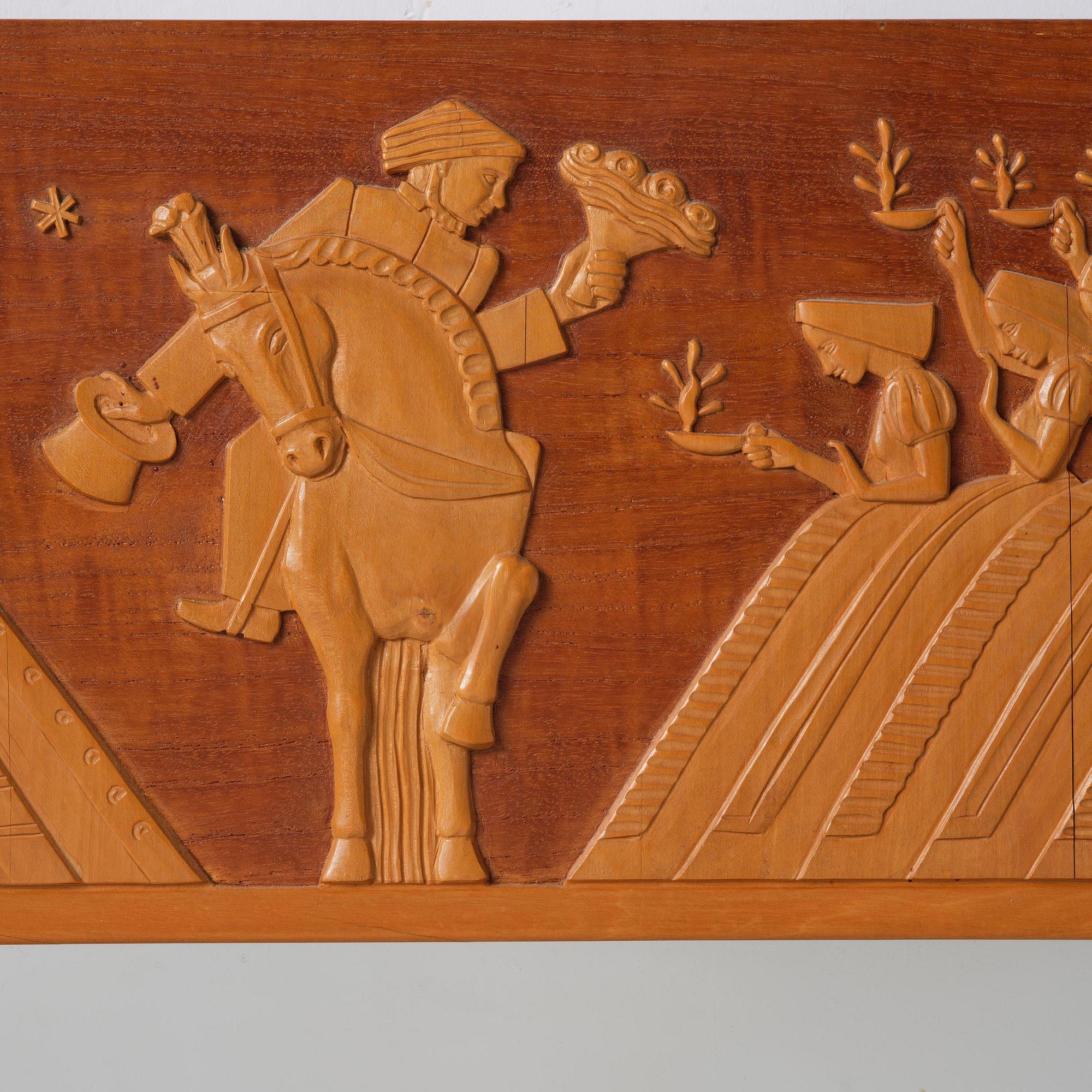 Ulla Fogelklou-Skogh, a wall mirror, cabinetmaker Gustav Bergsten, for the Stockholm Crafts Association, 1936.