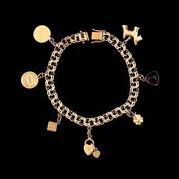 ARMBAND, 18K guld, svenska stämplar, 1961. Vikt ca 19 g.