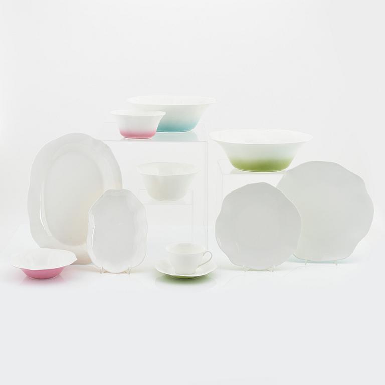 A 98 piece porcelain dinner service, 'Mira Colore', Villeroy & Boch.