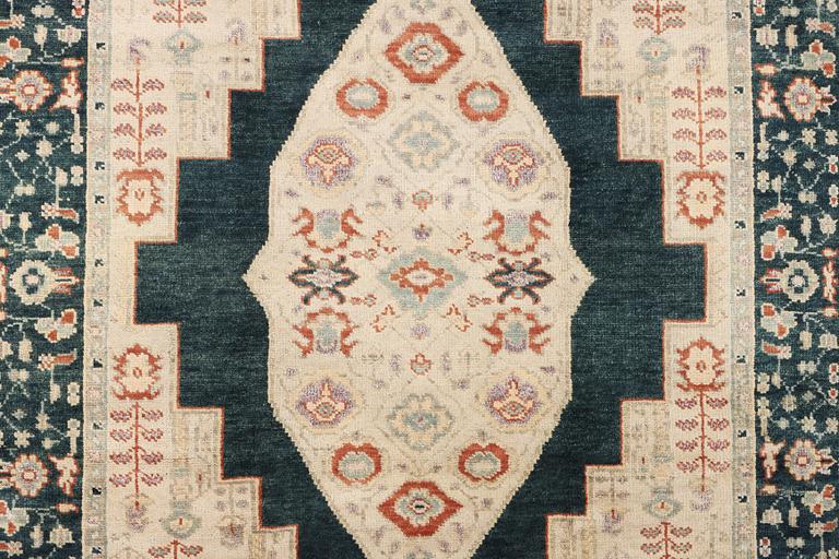 A Mamluk carpet, c. 307 x 237 cm.