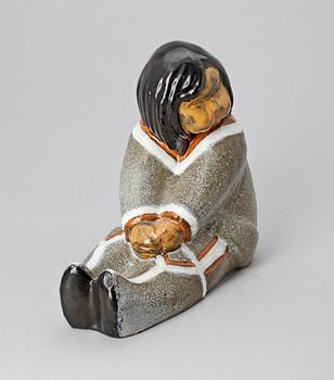 FIGURIN, keramik, Vicke Lindstrand, Upsala-Ekeby.