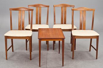 MATSALSMÖBLEMANG, 6 delar, 1900-talets andra hälft.