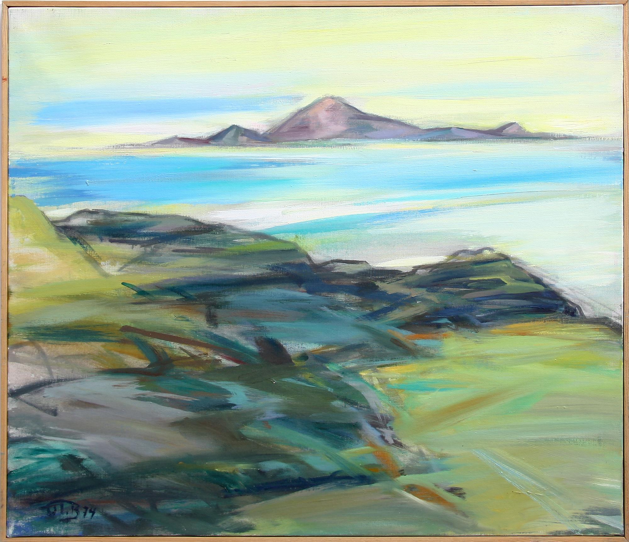 JOHN IVAR BERG, olja på duk. Sign och dat -74.