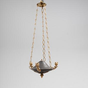 TAKAMPEL, empire, 1800-talets första hälft. Höjd ca 70 cm.