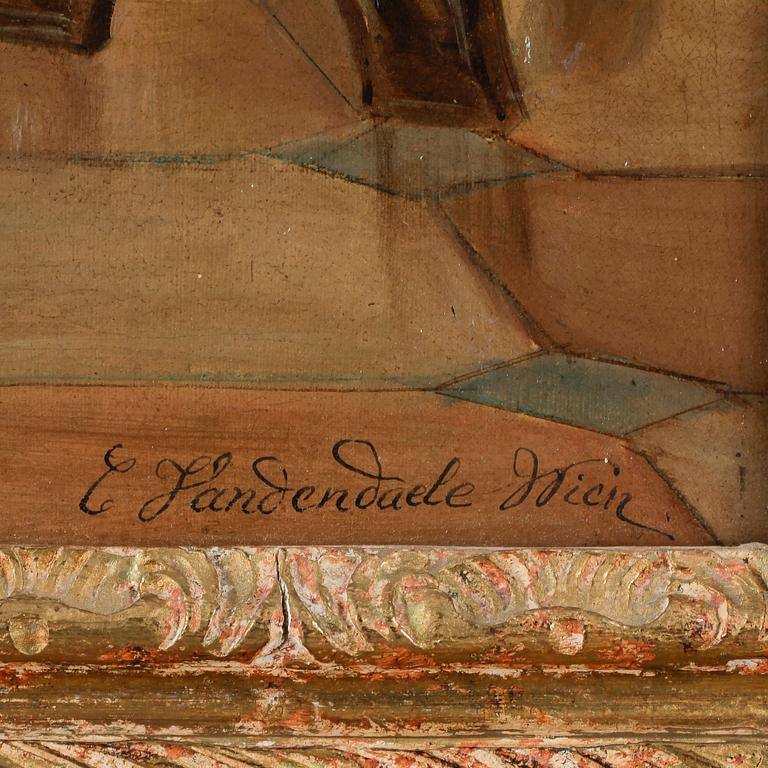 CASIMIR VAN DEN DAELE, olja på duk, sign.