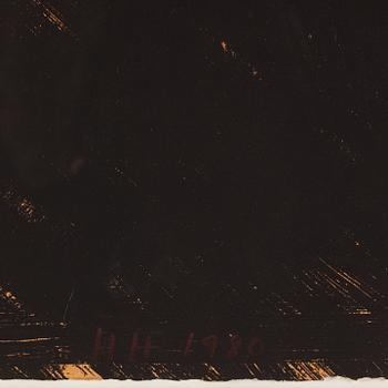 Howard Hodgkin, etsning, 1980. Signerad och daterad.