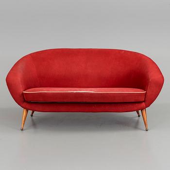 A 1950s 'Tellus' sofa by Folke Jansson.