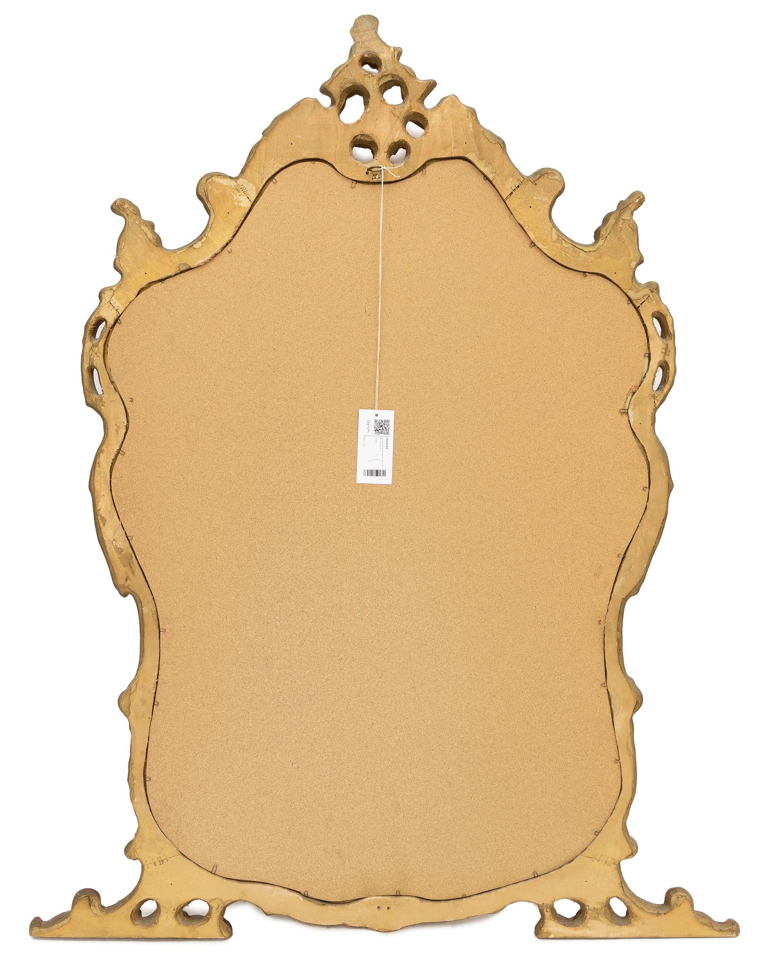 Spegel med konsolbord, barockstil, sent 1900-tal.