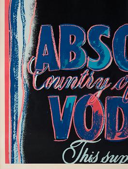 Andy Warhol, "Absolut Vodka".