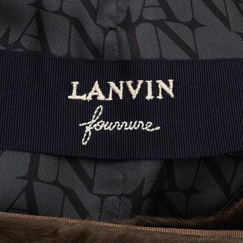 Lanvin, a lamb fur skirt, size 36.