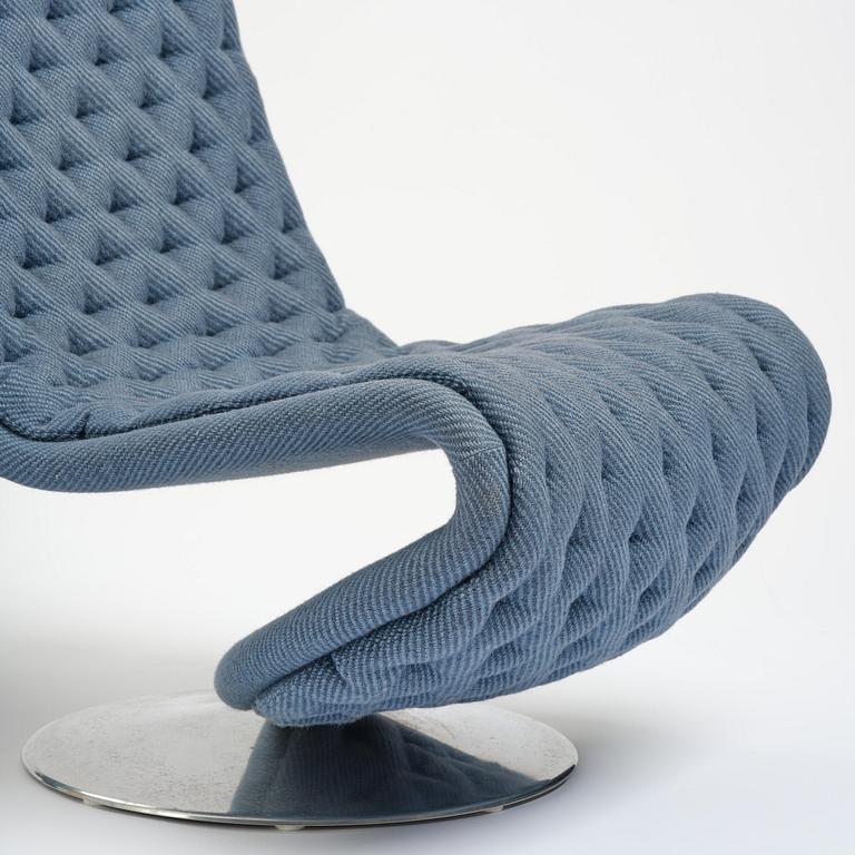 Verner Panton, fåtöljer, ett par, "System 1-2-3", Fritz Hansen, Danmark, 1970-tal.