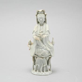 A 20th century blanc de chine figure.