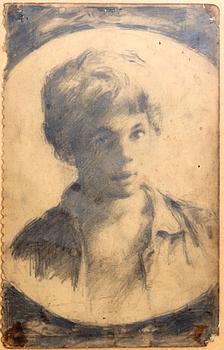 ODD NERDRUM, drawing signed.
