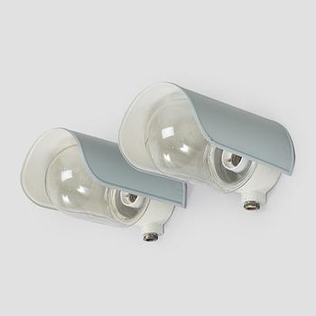 Paavo Tynell, a pair of 1930s outdoor wall light, model 7307-16, Taito, Finland.