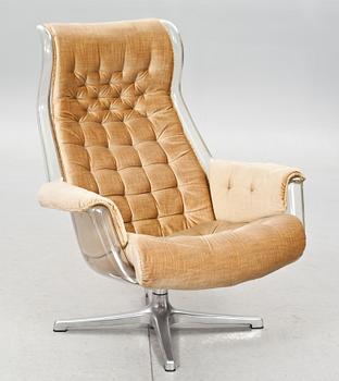 FÅTÖLJ, "Galaxy", Alf Svensson och Yngvar Sandström för Dux, formgiven 1971.