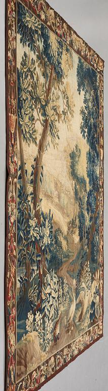 A tapestry, "Verdure", tapestry weave, ca 301 x 254 cm, France 18th century.