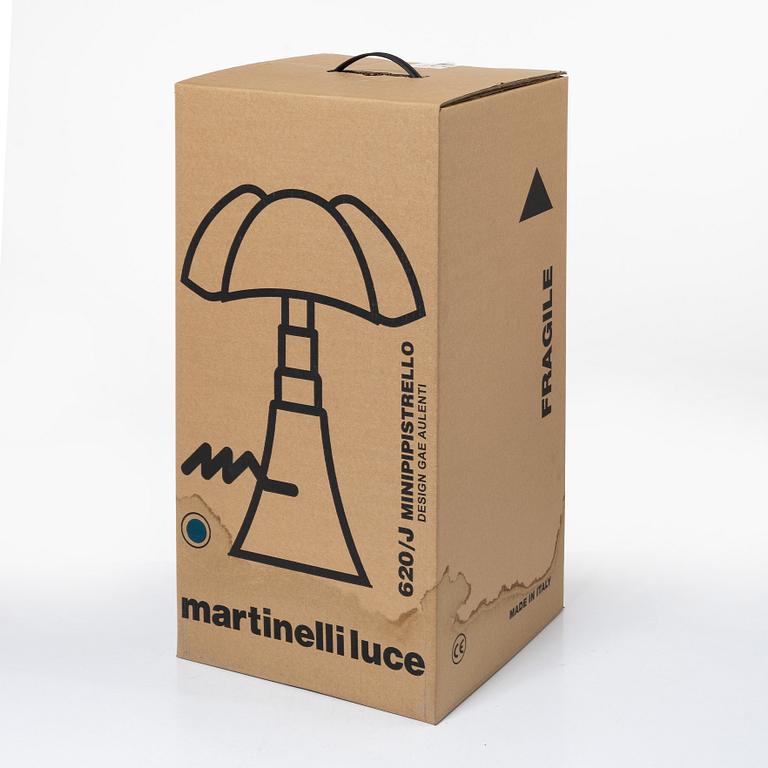 Gae Aulenti, bordslampa, "Minipipistrello", Martinelli Luce, Italien, samtida tillverkning.