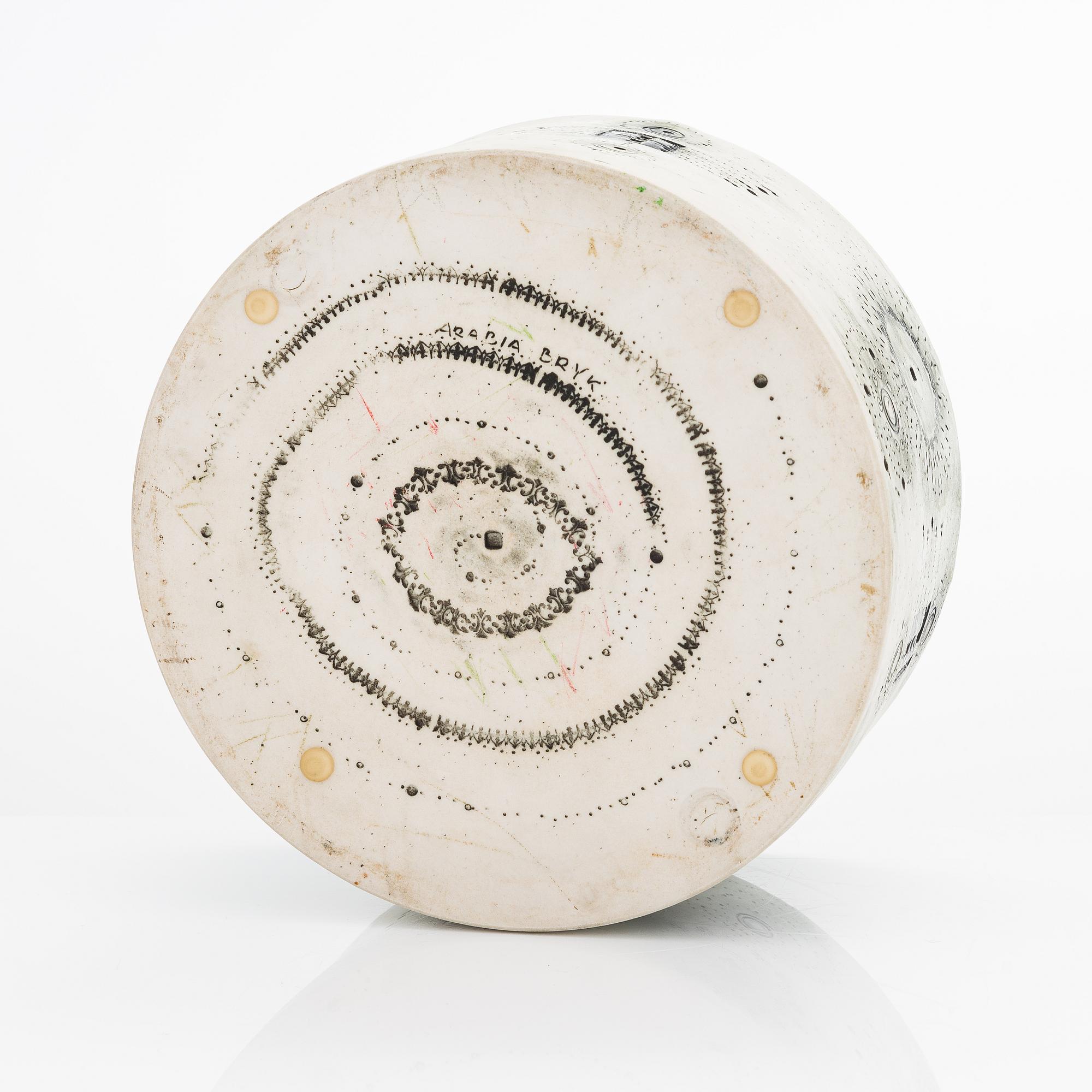 Rut Bryk, a stoneware bowl signed Arabia BRYK.