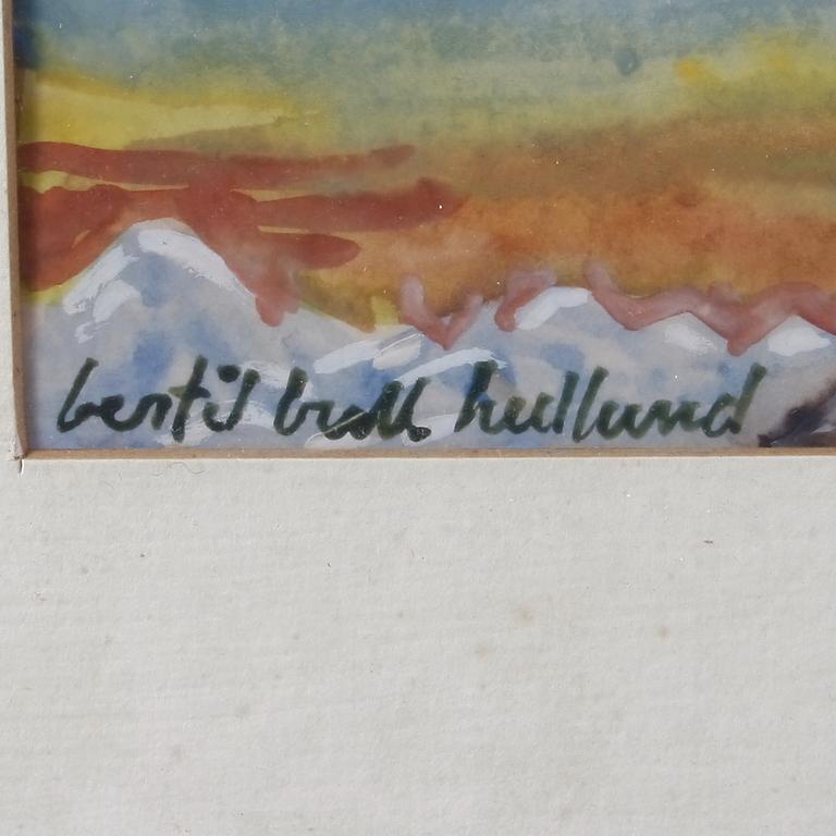 BERTIL BULL HEDLUND, blandteknik, sign.