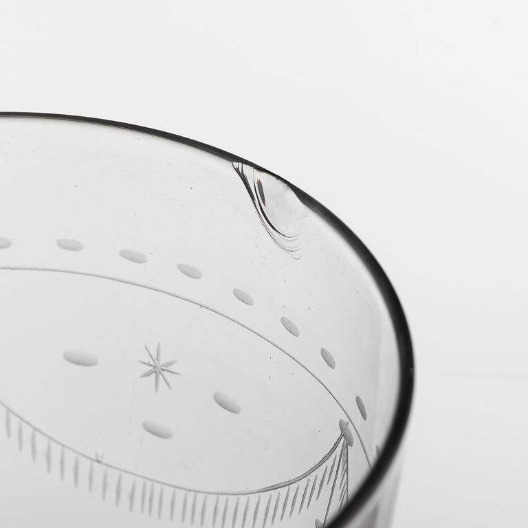 An Empire-Style Glass Service, 20th century (36 pieces).