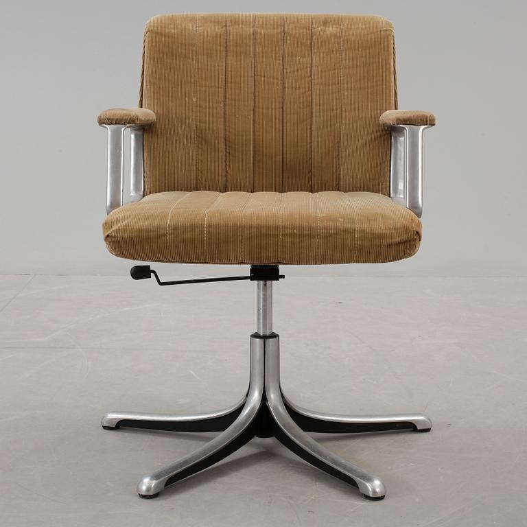 SKRIVBORDSSTOL, "Tecno", Osvaldo Borsani, 1970-tal.