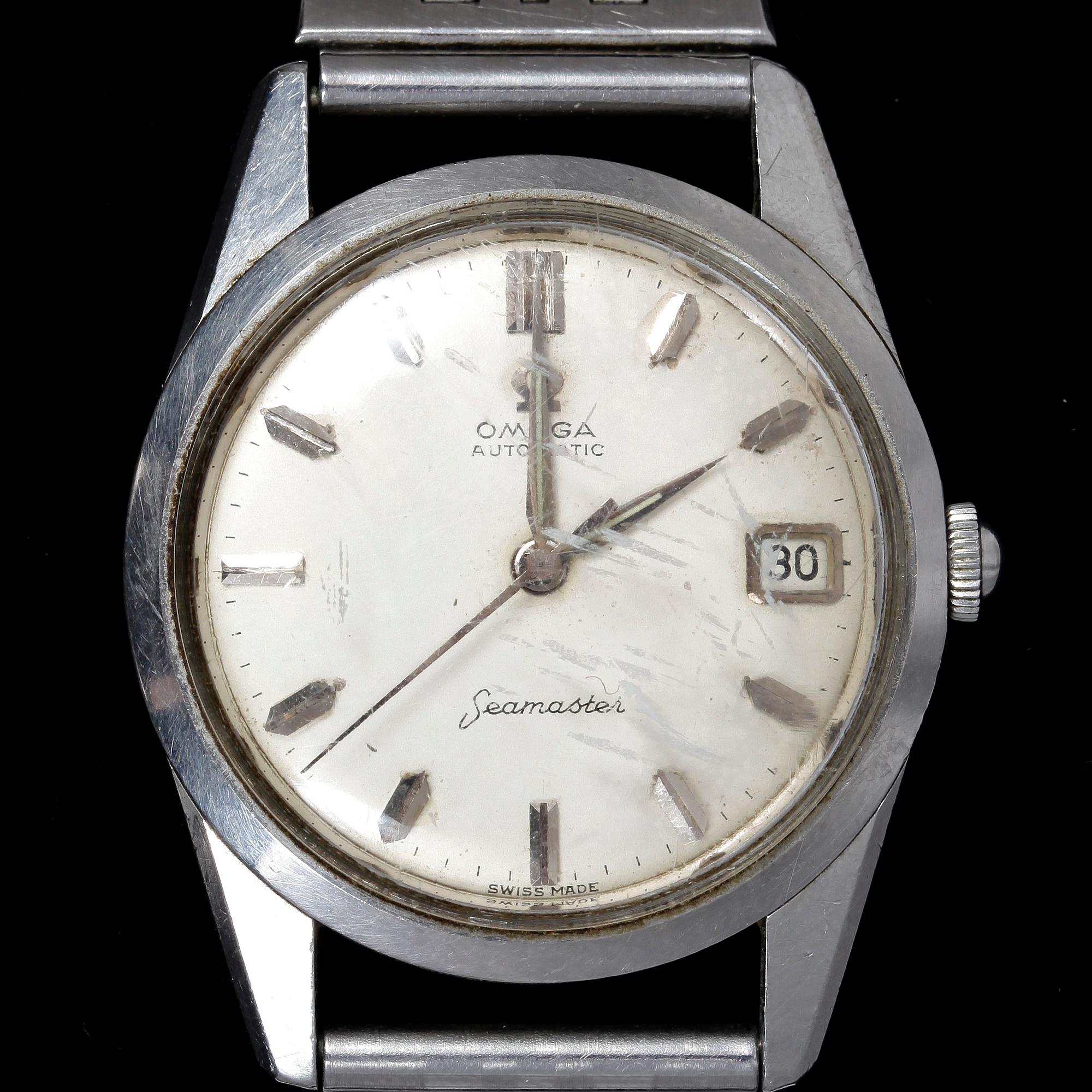 HERRARMBANDSUR, Omega Seamaster, 1960-tal.