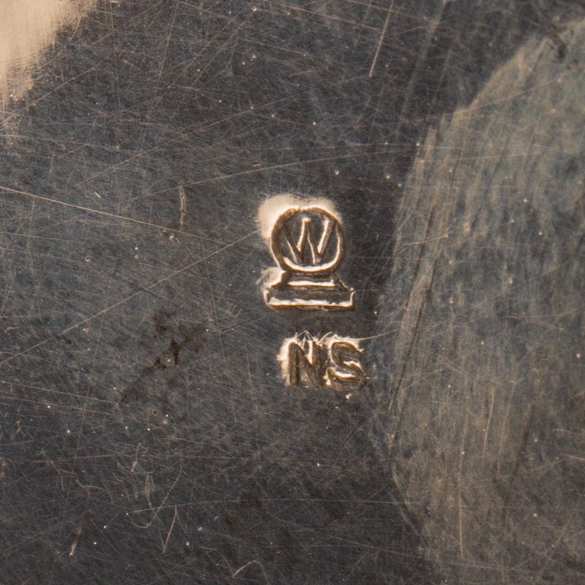 VAS, nysilver, märkt W. Tyskland, 1920-TAL.