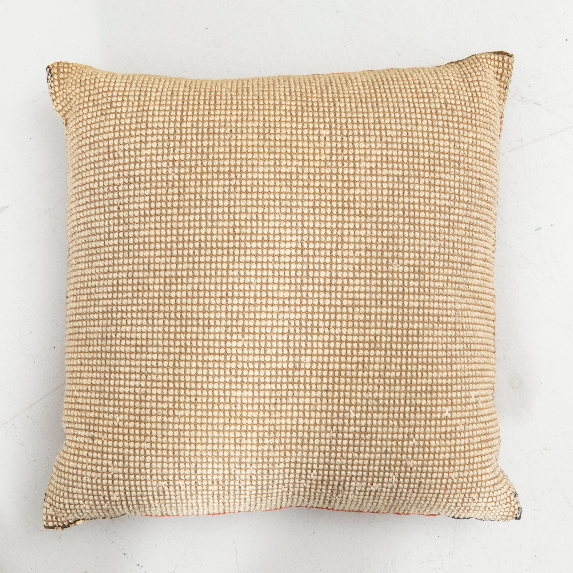 Märta Måås-Fjetterström, Cushion, “Red Horse”, approx. 39 x 39 cm, signed ABMMF.