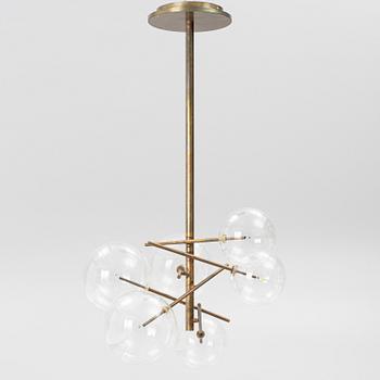 Massimo Castagna, a "Bolle 6" ceiling lamp, Gallotti & Radice, Italy, after 2014.