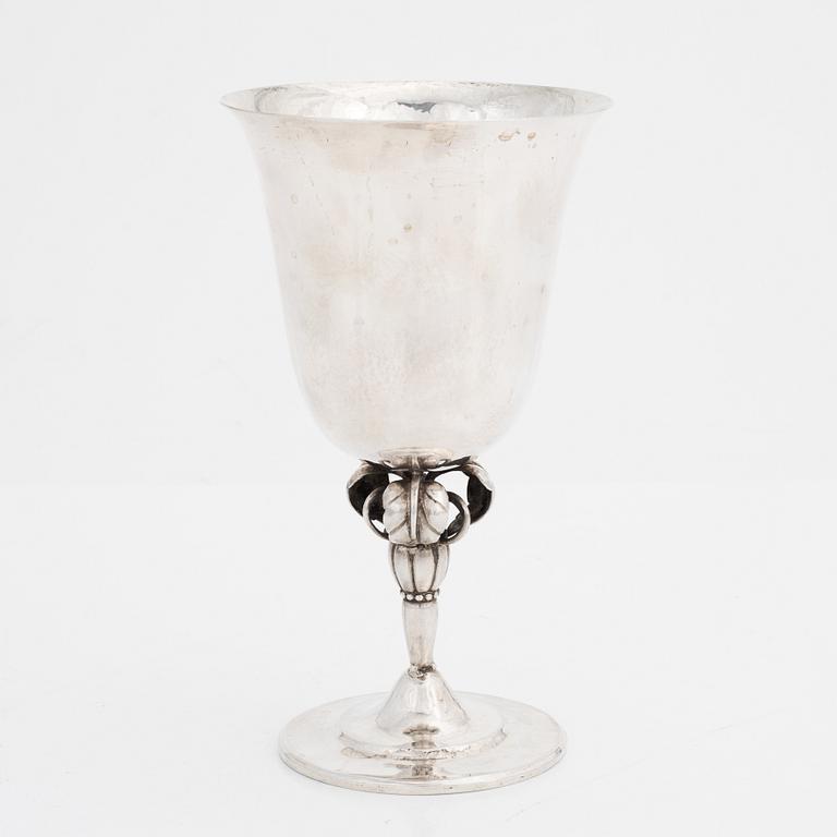 Jörgen Jensen,  a silver cup, Stockholm 1923.