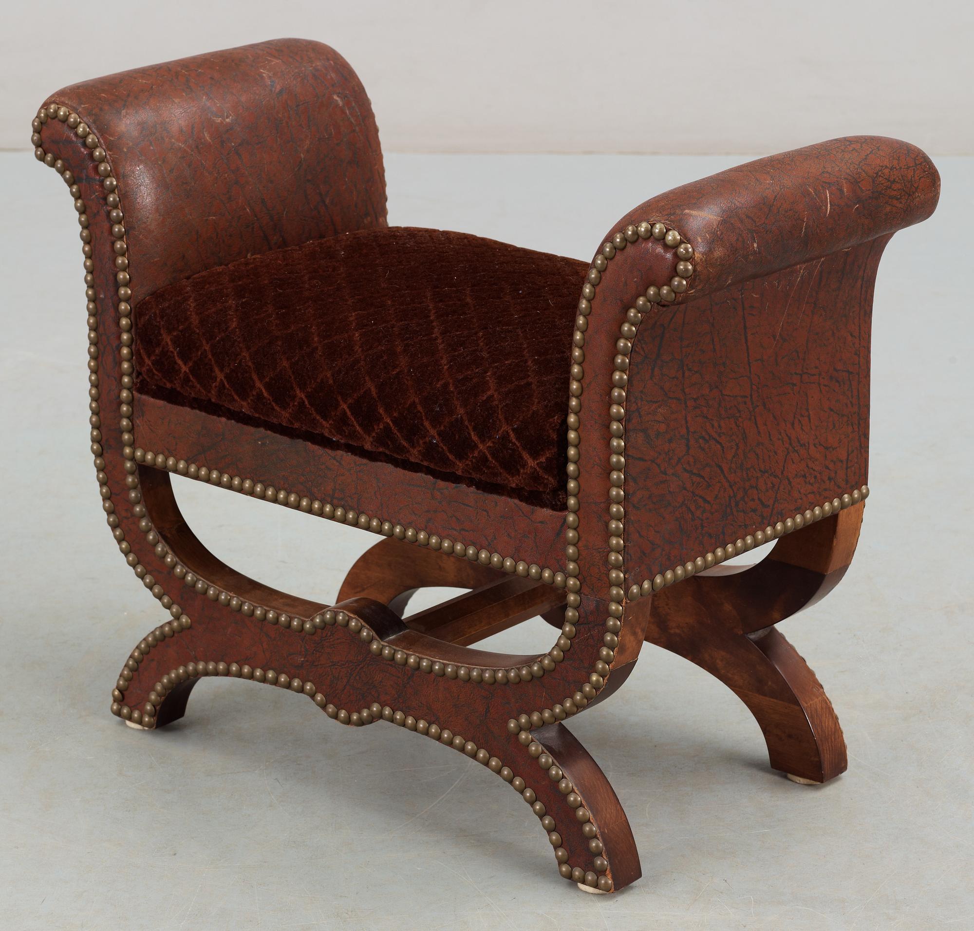An Otto Schulz stool, Boet, Gothenburg 1930's.