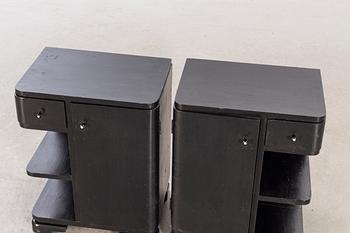 Sängbord, art deco 1930-tal.