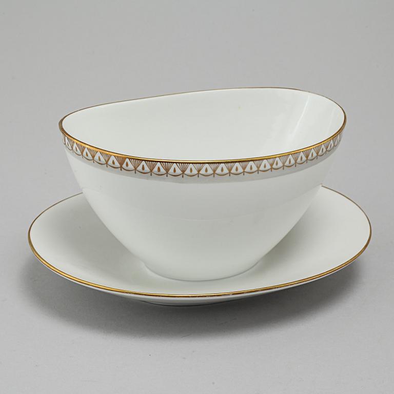 A set of porcelain tableware of 68 pcs, "Sparta" by Rörstrand, in production between 1958 and 1967.