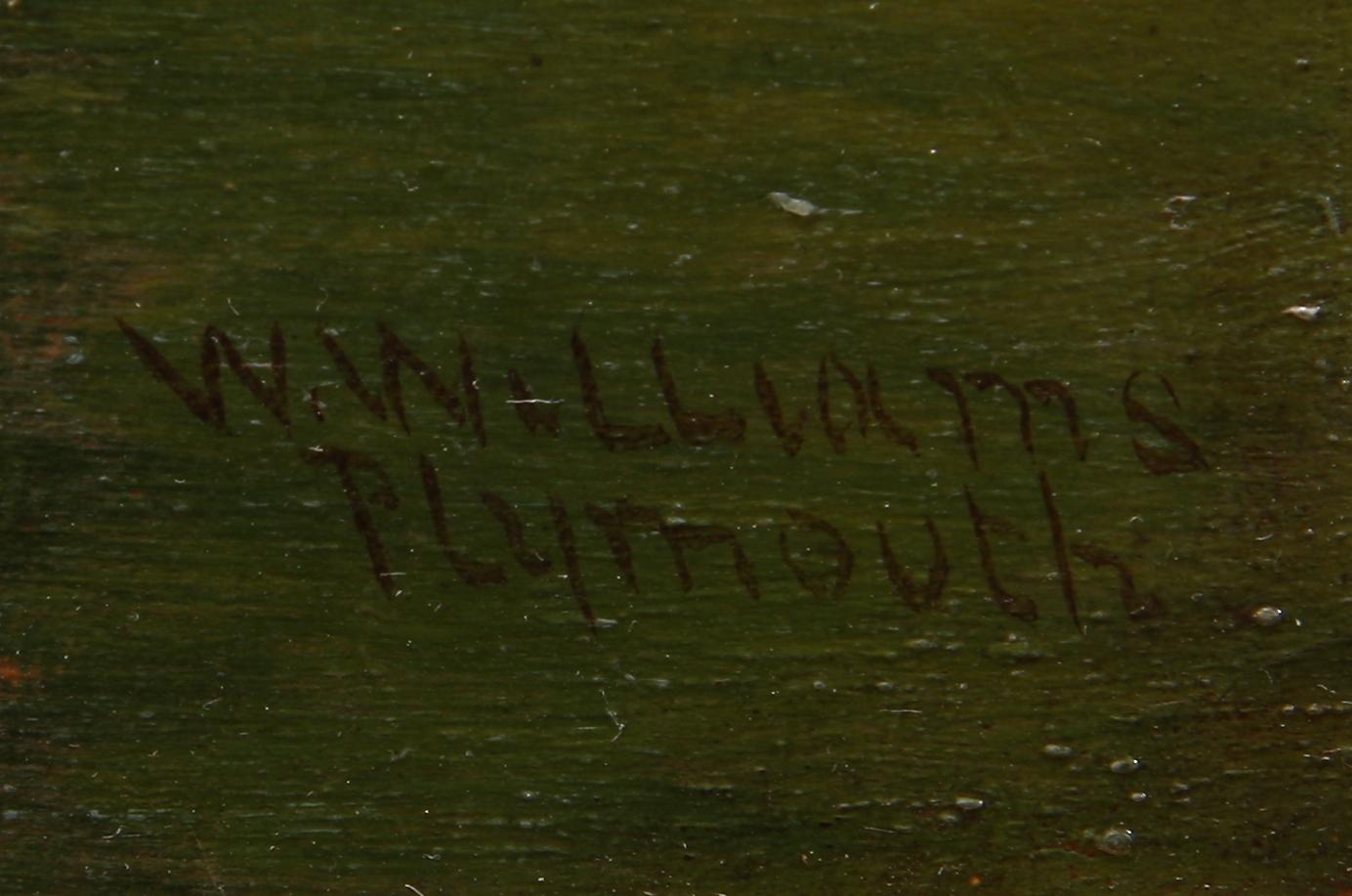 WILLIAM WILLIAMS, olja på duk, England. 1800-tal. Sign.