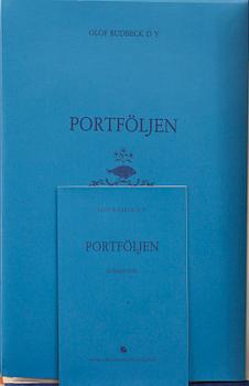OLOF RUDBECK DY, "Portföljen", med kommentar av Gunnar Brusewitz och Tomas Anfält.