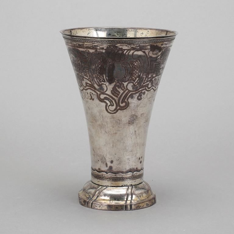 POKAL, silver, Stephan Westerstråhle, Stockholm år 1800. Ca 540 g.