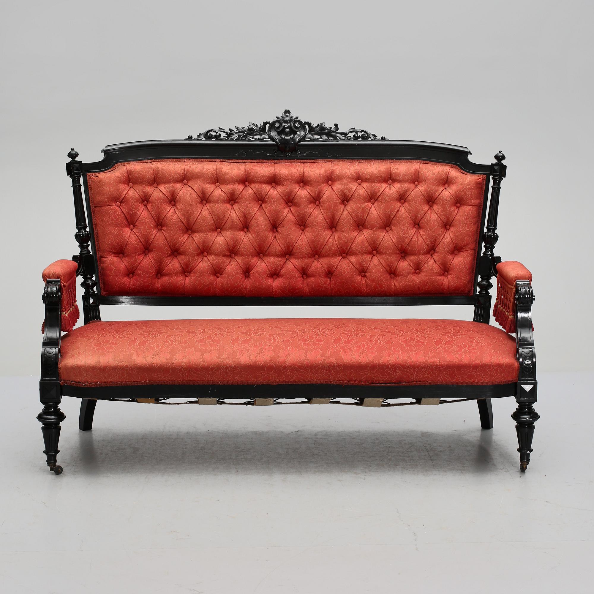 SOFFA, ny-Louis Seize, sent 1800-tal.
