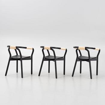 Tatsuo Kuroda, six "Knot" chairs, Normann Copenhagen, Denmark.