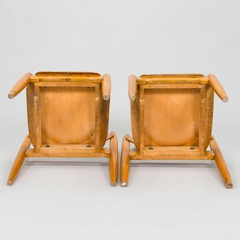 Ilmari Tapiovaara, eight 1940s "Wilman" chairs for Wilh. Schauman Fanerfabrik, Jyväskylä, Finland.