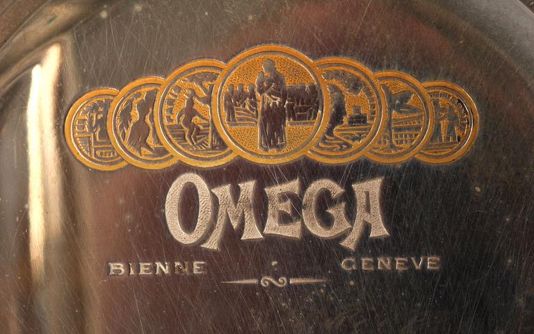 FICKUR, 2 st, Omega resp Drott, metall resp silver, 1900-tal.